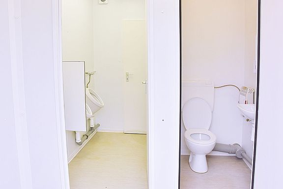 20ft Dusch/WC-Kombi | Innenansicht