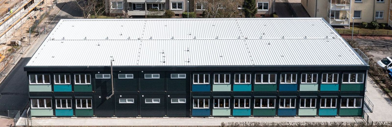 Neues Modul-Gebäude für die Regenbogenschule in Seelze