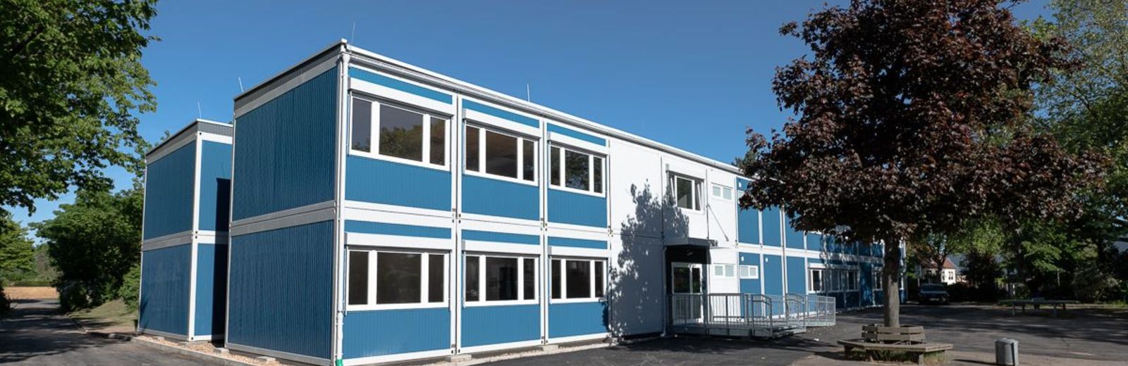 2-geschossiges Modul-Gebäude für das Georg-Büchner-Gymnasium